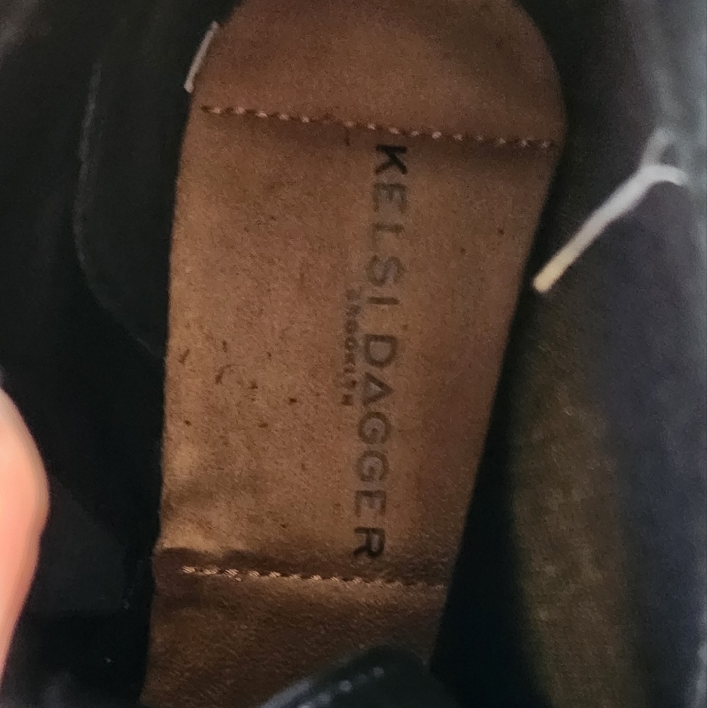 KELSI DAGGER ‎ GETAWAY BLACK SUEDE BOOTIES - Picture 11 of 11